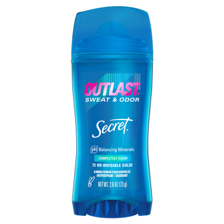 Save $5.00 on THREE Secret Fresh, Secret Outlast, OR Secret Aluminum Free (excludes Clinical, Dry Sprays, and trial/travel size).