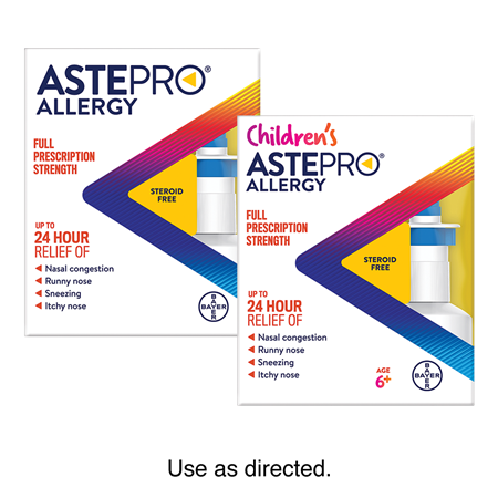 Save $5.00 on any ONE (1) Astepro® Allergy or Children’s Astepro® Allergy product 60 sprays or larger