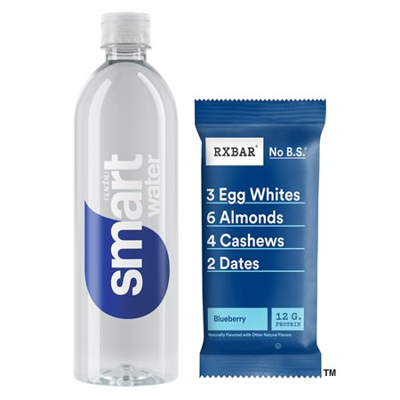 SAVE $2.00 when you buy any ONE RXBAR® Protein Bar Singles and ONE Smartwater®