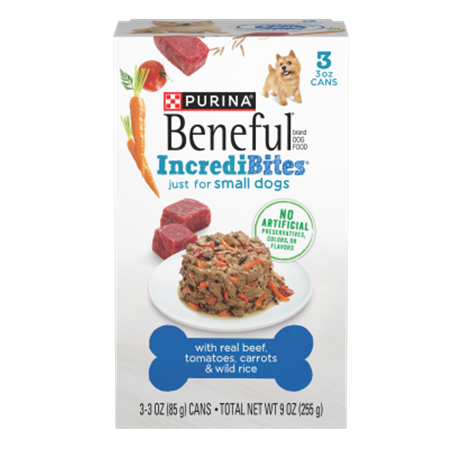 SAVE $1.00 on any TWO (2) 3 ct cartons (3 oz cans) of Beneful® Wet Dog Food