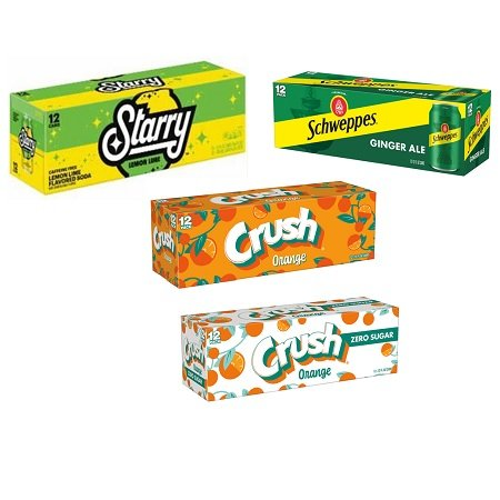 Save $2.00 on TWO (2) Crush, Schweppes, Mug, Starry12pk cans, any flavor