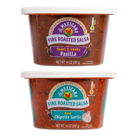 Save $1.00 on ONE (1) La Mexicana Fire Roasted Salsa, 14oz any variety