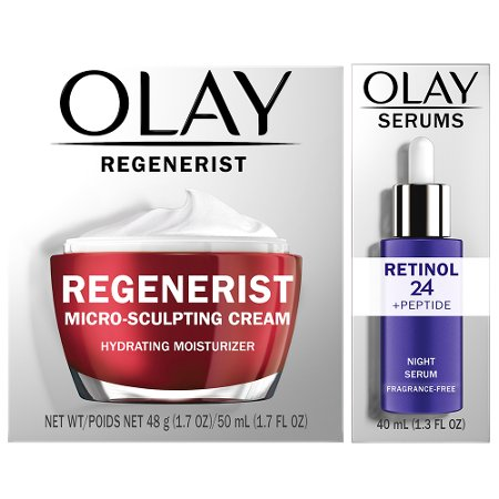 Save $8.00 on TWO Olay Facial Moisturizer, Eye or Serum (excludes Super Serum, Super Eyes, Complete, Active Hydrating, Total Effects, Age Defying and