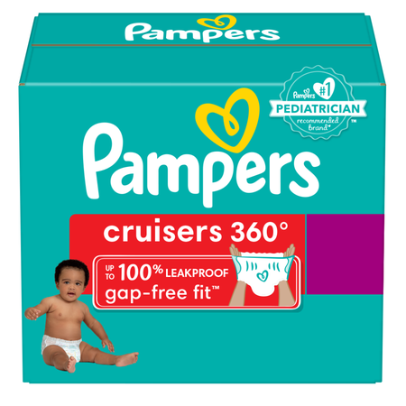 Save $3.00 on ONE BOX Pampers Cruisers 360 Diapers (excludes Huge Pack).