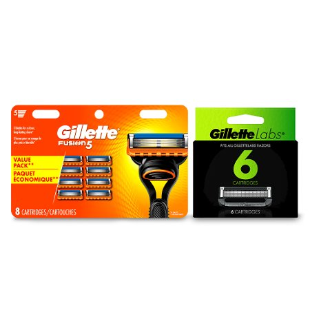 Save $7.00 on ONE GilletteLabs 6ct cartridge refill pack, OR ONE Gillette 8ct cartridge refill pack: Fusion5 OR Proglide OR ONE Gillette 10-15ct cartr