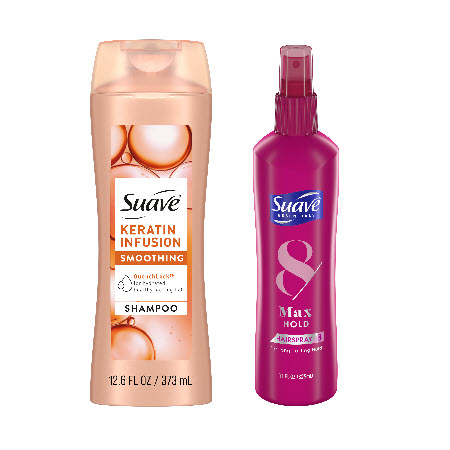 Save $1.00 on any TWO (2) Suave® products (Excludes twin packs, trial and travel sizes, 1.2 oz. products, and Suave Essentials line)