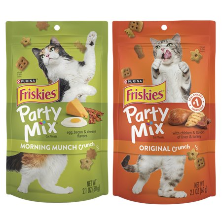 Buy One, 2.1oz pouch of Friskies Cat Treats, Get One FREE