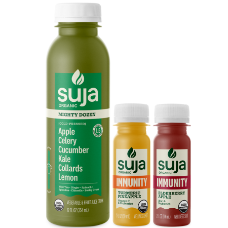 Save $1.00 On Any TWO (2) Suja Cold Pressed Juices or Shots (Excludes Protein Drinks)