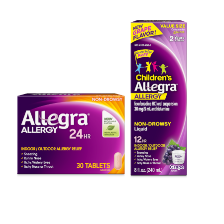 SAVE $5.00 on any ONE (1) Allegra product (excluding 5ct or 8ct)