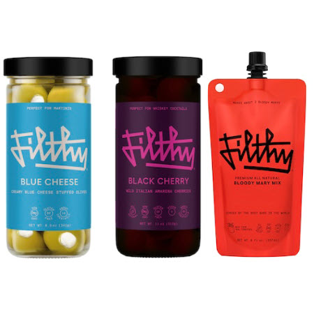 Save $1.00 on any ONE (1) Filthy All-Natural Cocktail Garnishes Jar or Mixer Pouches