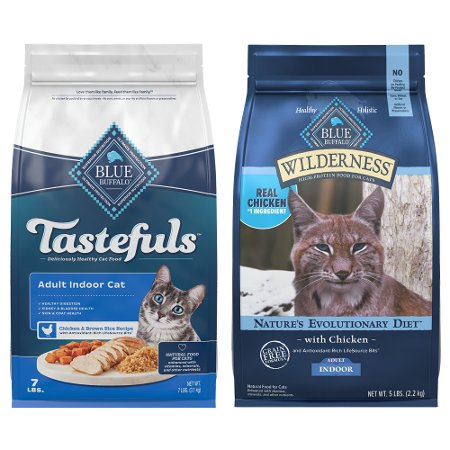 Save $2.00 when you buy ONE (1) bag of BLUE dry cat food (4lb or larger)