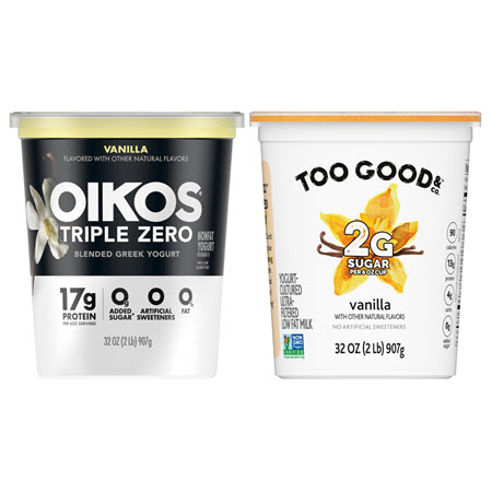 Save $1.00 on any ONE (1) Oikos, Light + Fit, Too Good, So Delicious, Brand Dannon (Excluding Oikos Pro 32oz.)