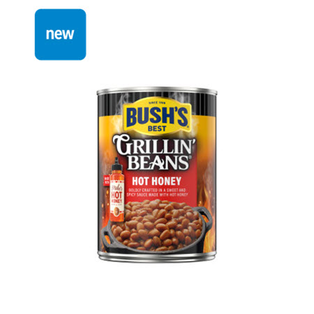 Save $1.00 on any ONE (1) Bush's Best Grillin' Beans Hot Honey 21.7 oz.