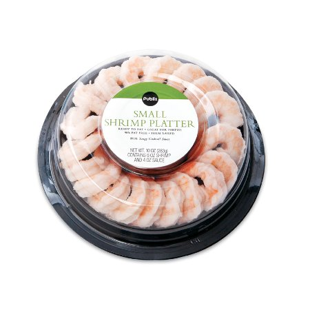 $1.00 Off The Purchase of One (1) Publix Shrimp Platter Small, Medium, or Large, Includes Sauce, Previously Frozen or Frozen, 10 to 36-oz tray