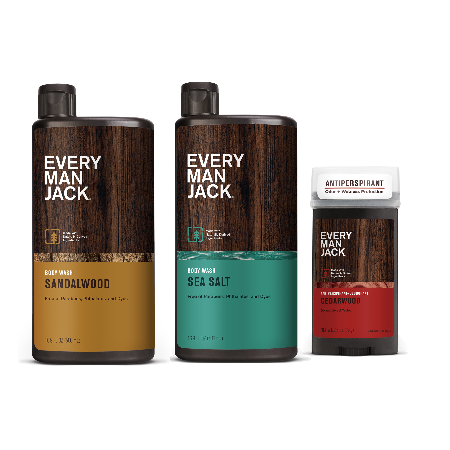 Save $1.50 on any ONE (1) Every Man Jack Body Wash or Deodorant Item