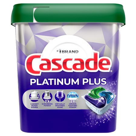 Save $2.50 on ONE Cascade Platinum Plus ActionPacs Dishwasher Detergent (excludes travel/trial size).