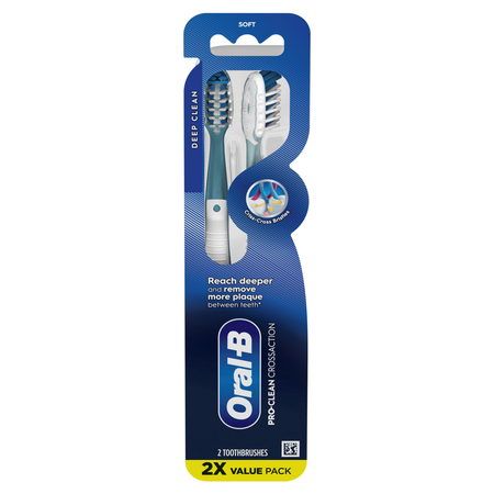 Save $2.00 on ONE Oral-B 1ct Expert, or 1ct Pro, or multipack Advanced toothbrushes (excludes Oral-B Essential Toothbrushes).