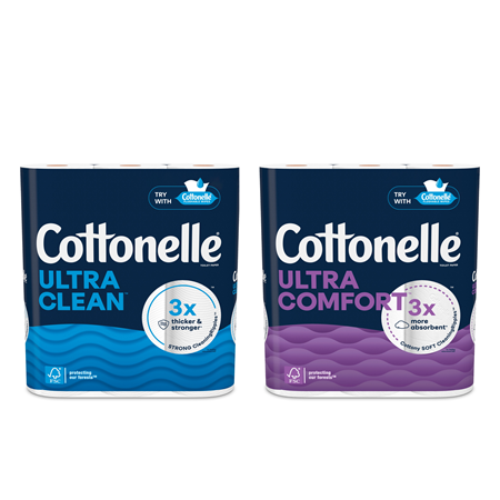 Save $1.00 on any ONE (1) Cottonelle® Toilet Paper (4 mega roll pack or larger)