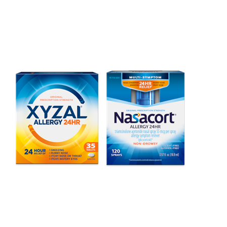 Save $5.00 on any ONE (1) Nasacort OR Xyzal Product (excluding Xyzal 10ct)