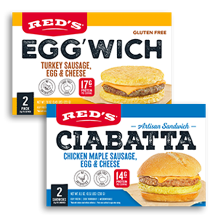 Save $1.00 on any ONE (1) Red's Egg'wich, 2 ct