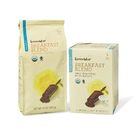 $1.00 Off The Purchase of One (1) GreenWise Organic Single-Serve Coffee 12-ct. box or Ground, 12-oz bag