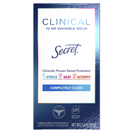 Save $2.00 on ONE Secret Clinical Antiperspirant or Clinically Proven Aluminum Free Deodorant (excludes trial/travel size).