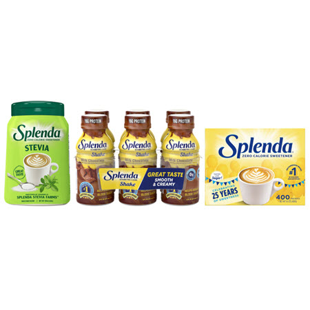 Save $3.00 on any ONE (1) Splenda Sucralose 400 Ct., Stevia, Monk Fruit or Diabetes Care Shakes