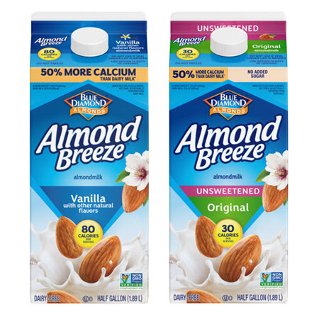 Save $1.00 on any TWO (2) Almond Breeze 64oz or 52oz