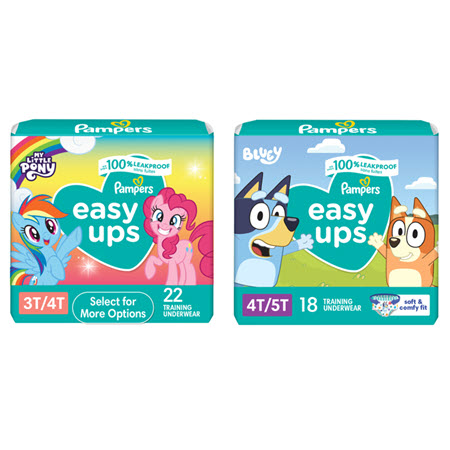 Save $3.00 on any TWO (2) Pampers Easy Ups 18-25 ct