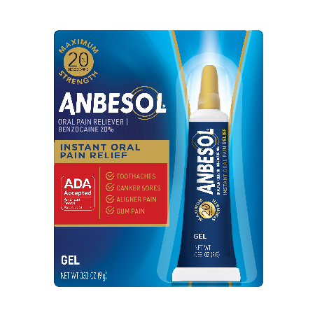 Save $1.50 on any ONE (1) Anbesol product