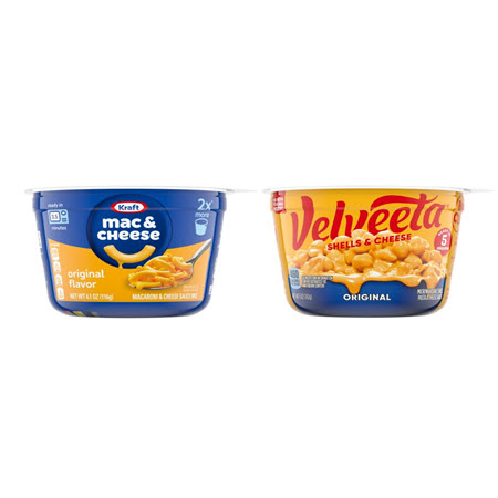 Save $1.00 off TWO (2) Kraft Mac & Cheese or Velveeta Big Cups (4.1 - 5oz)