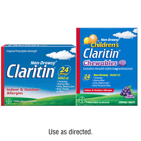 Save $5.00 on any ONE (1) Claritin® or Children's Claritin® 20ct+ or 4oz+