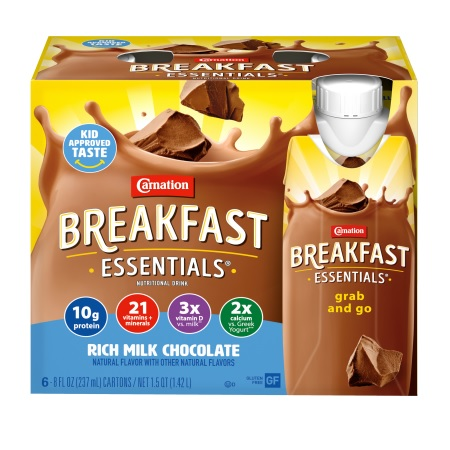 Save $2.00 on any ONE (1) Carnation Breakfast Essentials® products (excludes 8 oz single bottles)