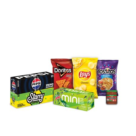 Save $2.00 on any FIVE (5) Pepsi Products and/or 5 oz+ Frito Lay Product