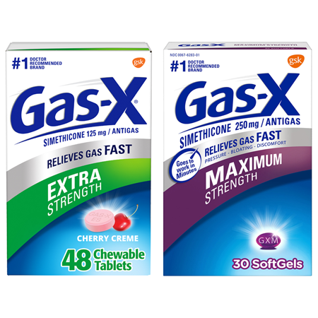 Save $1.50 on any ONE (1) Gas-X products 18ct+