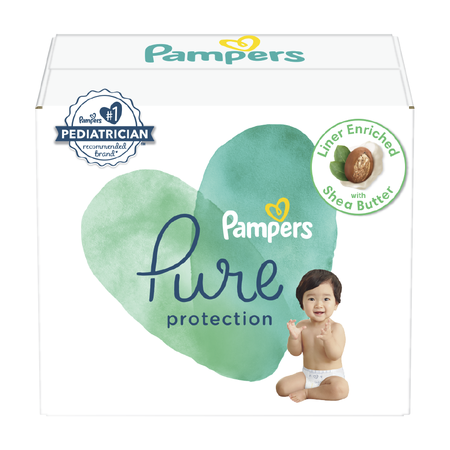 Save $3.00 on ONE BOX Pampers Pure Diapers (excludes Huge Pack).