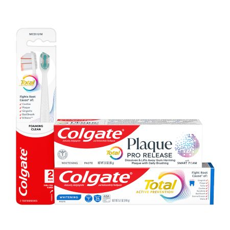 Save $2.50 on any ONE (1) select Colgate Total® Toothpaste, Toothbrush or Mouthwash