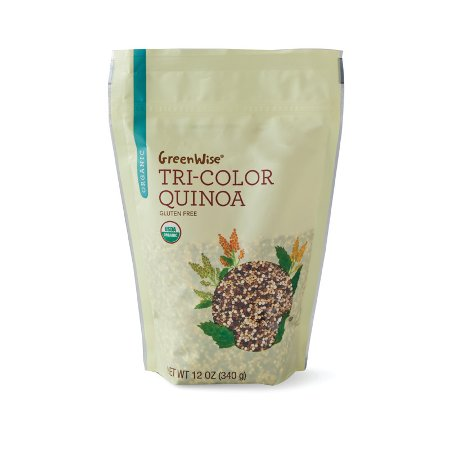 $1.00 Off The Purchase of One (1) GreenWise Organic Quinoa Tri-Color or Regular, Gluten Free, 12-oz bag