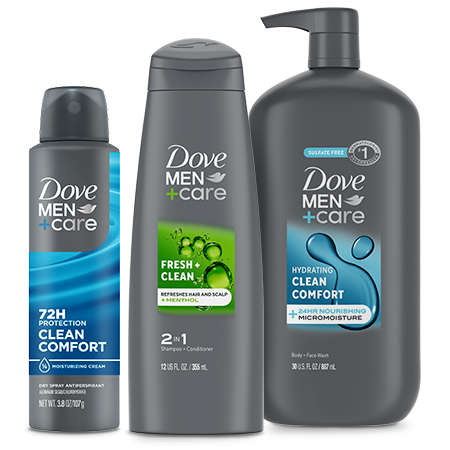 Save $3.00 on any ONE (1) Dove Men+Care Item including Body Wash, Bars, Body & Face Scrubs, Hair, and Deodorant