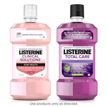 Save $3.00 on any ONE (1) LISTERINE® Clinical Solutions or Total Care Product (excludes trial & travel sizes)