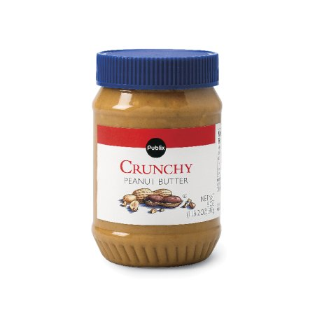 $.50 Off The Purchase of One (1) Publix Peanut Butter Crunchy, 18-oz jar
