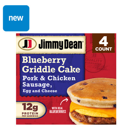 Save $1.00 on any ONE (1) Jimmy Dean Frozen Blueberry Griddle Cakes