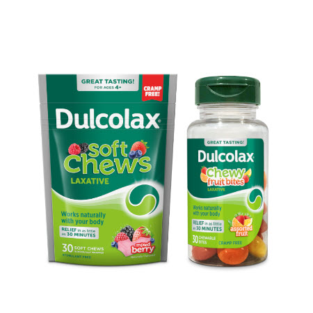 Save $4.00 on any ONE (1) Dulcolax Product 30ct or Larger