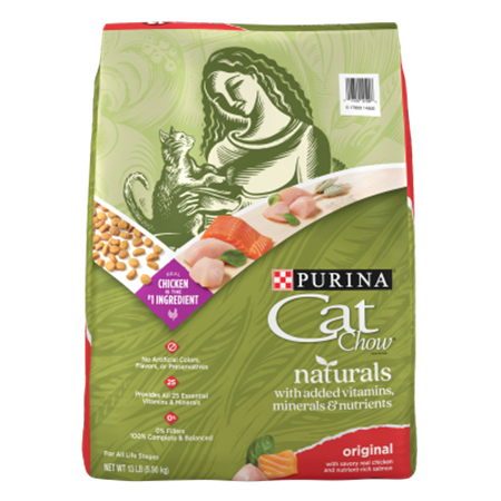 SAVE $2.50 on one (1) 6.3 lb or larger bag of Cat Chow® Naturals Dry Cat Food