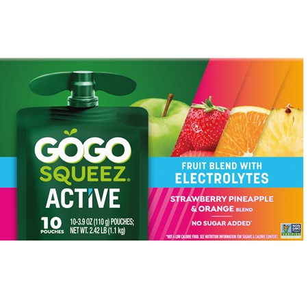 Save $2.00 on any ONE (1) 10ct GoGo squeeZ Active Fruit Blend with Electrolytes product