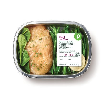 $1.00 Off The Purchase of One (1) Publix Spinach & Feta Cheese-Stuffed Chicken with Green Beans & Lemon Butter, 12-oz pkg.