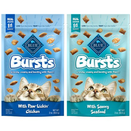 Save $.50 when you buy ONE (1) package  of BLUE cat treats (2 oz or larger)