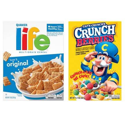 Save $1.00 on any ONE (1) Cap'n Crunch or Life Cereal (Excluding Cups)