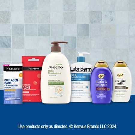 Save $5.00 when you Spend $15 on select Neutrogena, Aveeno (excludes Baby), Clean & Clear, Lubriderm, OGX, Maui Moisture and Rogaine products