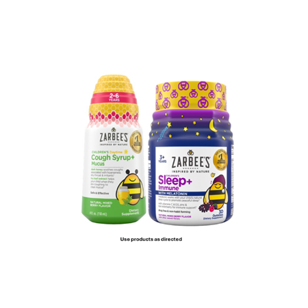 Save $3.00 on any ONE (1) ZARBEE'S Pediatric Cough, Sleep or Immune Product